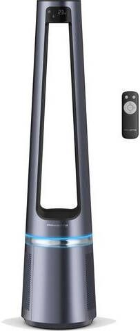 Rowenta Torenventilator QU5030 Eclipse 2 in 1 luchtreinigersventilator zonder rotorbladen, luchtreiniger & torenventilator in één apparaat, geluidsarm, oscillerende ventilator, 12 snelheden