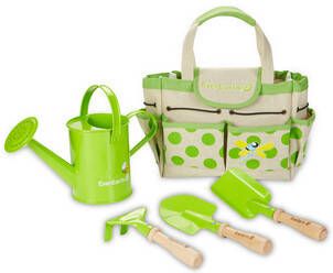 EverEarth ® Kinder tuinset Tuintas met gereedschap FSC® hout uit duurzaam beheerde bossen(set, 5 delig )