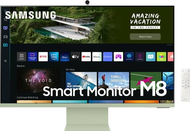 Samsung Ls32bm80guuxen Smart Monitor M8 32 Inch 3840 X 2160(ultra Hd 4k)Va paneel In Hoogte Verstelbaar