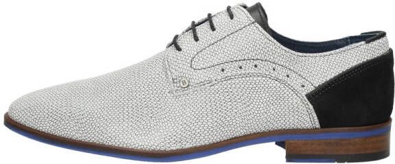Berkelmans Veterschoen Grijs/Wit