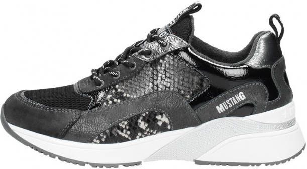Mustang Sneaker Dames Grijs/Zwart