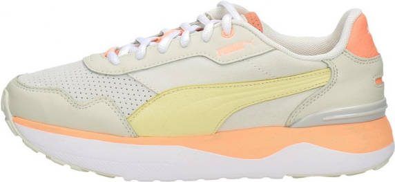 Puma Voyage Premium sneakers grijs/lichtgeel/lichtoranje