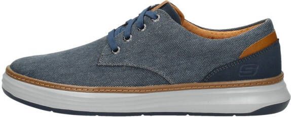Skechers Moreno Ederson Veterschoen Heren Blauw