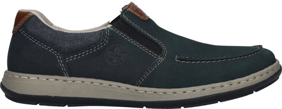 Rieker Instappers met modieuze voorbladnaad