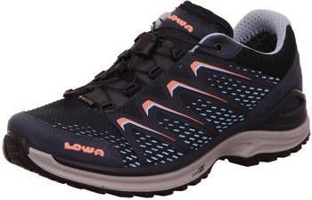 Lowa Maddox GTX LO Wandelschoenen Dames Middenblauw/Zalmroze