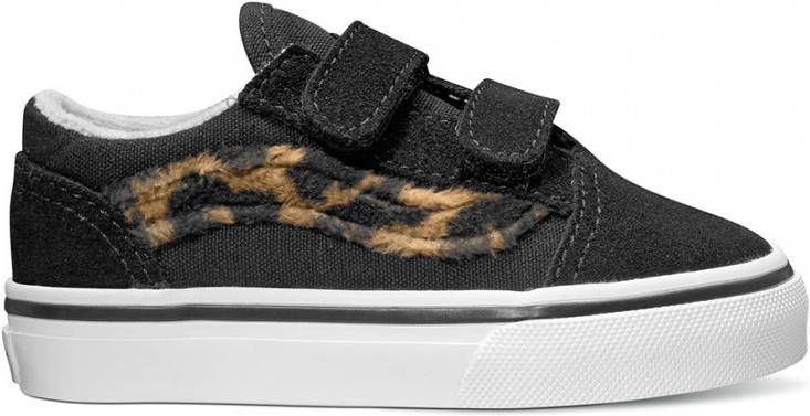 Vans Sneakers TD Old Skool V Leopard Fur Zwart