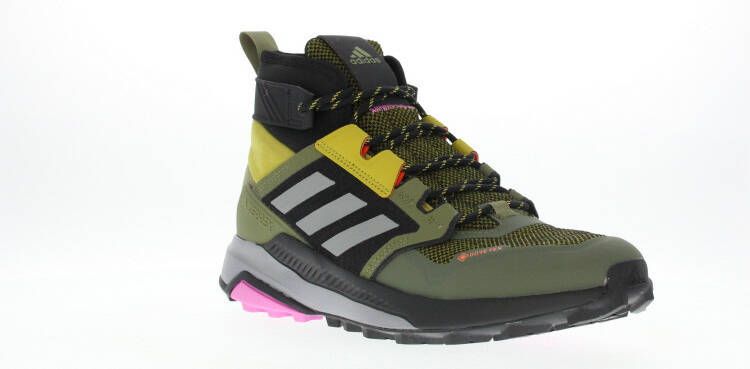 adidas Wandelschoenen Terrex Trailmaker Mid Gore Tex Groen/Grijs/Geel