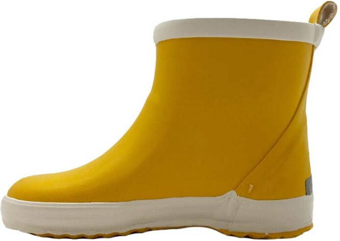 Bergstein Chelseaboot lage regenlaarzen geel kids