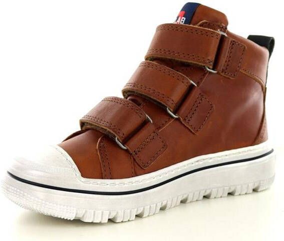 Develab 41935 752 Cognac Nappa Klittenbandschoenen