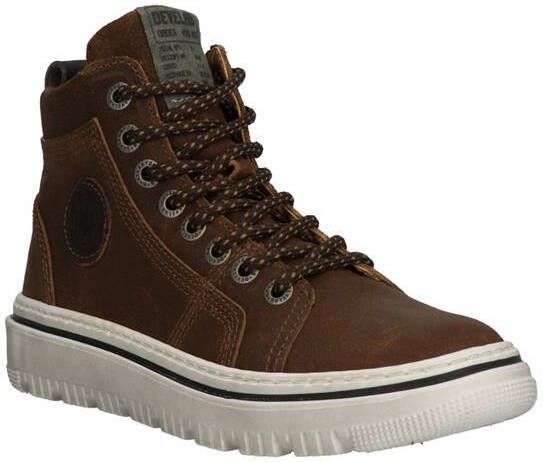 Develab 41981 leren veterboots bruin
