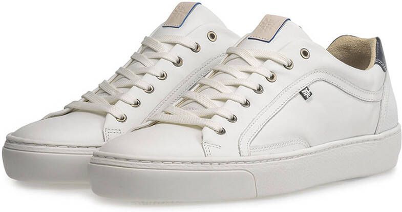Floris van bommel De Vulcer 60 02 White G+ Wijdte Lage sneakers