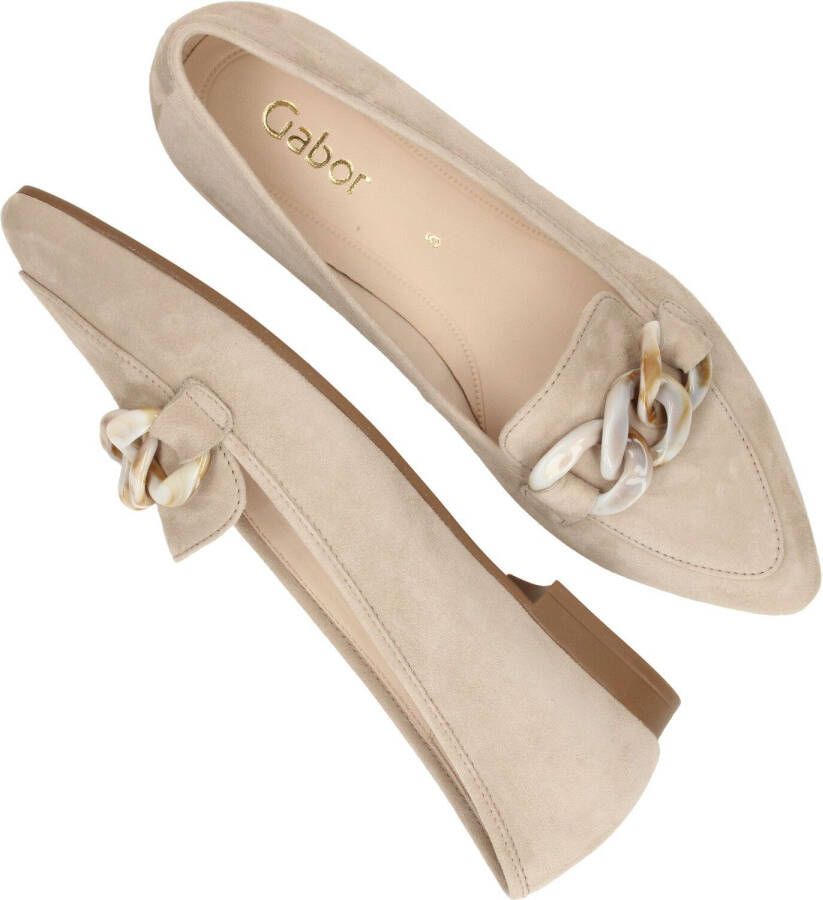 Gabor Instappers taupe Suede