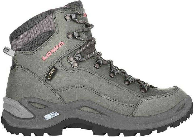Lowa Renegade Mid GTX Wandelschoenen Dames Donkergrijs/Lichtroze