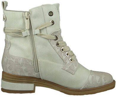 Mustang Shoes Veterlaarsjes met vetersluiting om de schacht
