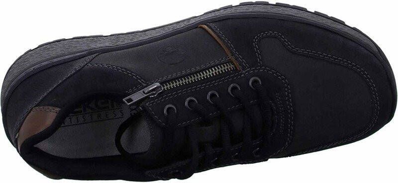 Rieker Veterschoen met rits Zwart