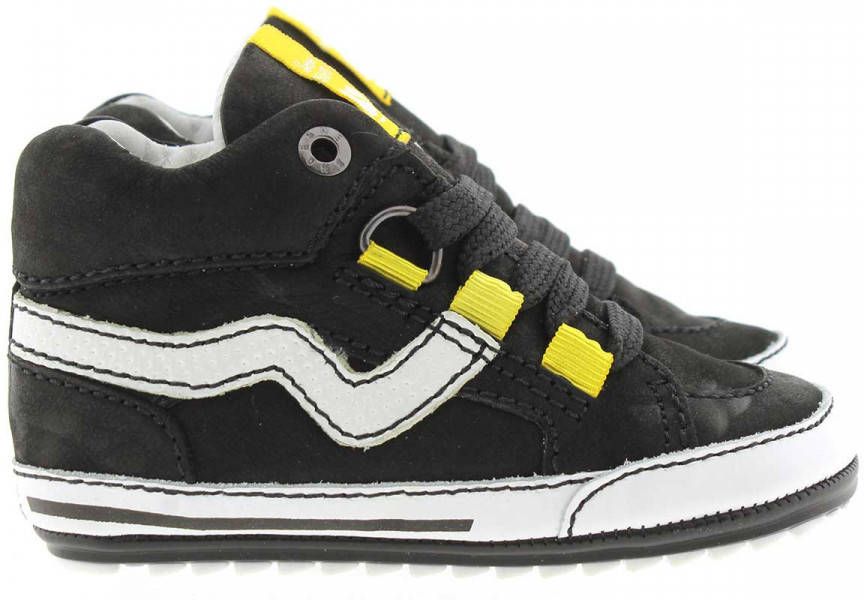 ShoesMe Zwarte Veterschoenen Flex Baby Proof