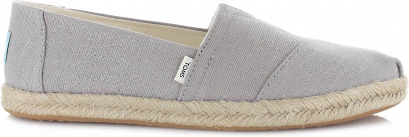 TOMS Espadrilles Women Espadrille Alpargata Rope Grijs
