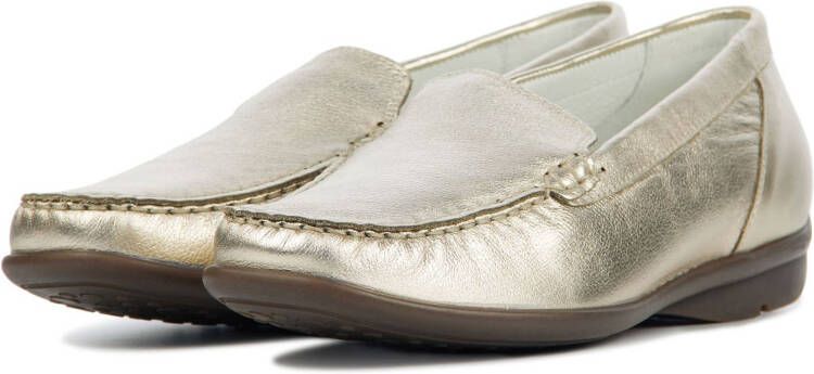 Waldlä, ufer Dames leren dames mocassins 431000 met