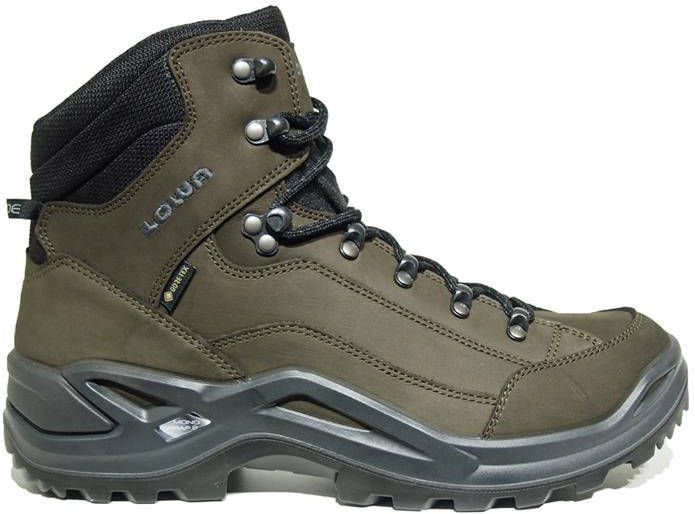 Lowa Renegade Gore Tex mid dark , Bruin, Heren