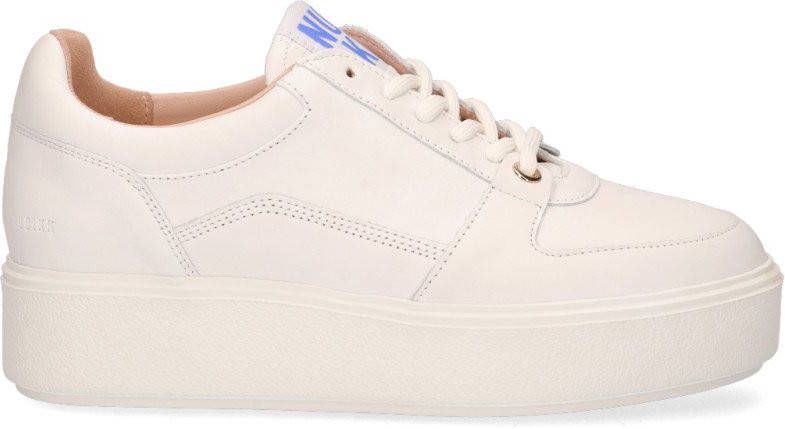 Nubikk Elise Joan leren plateau sneakers wit