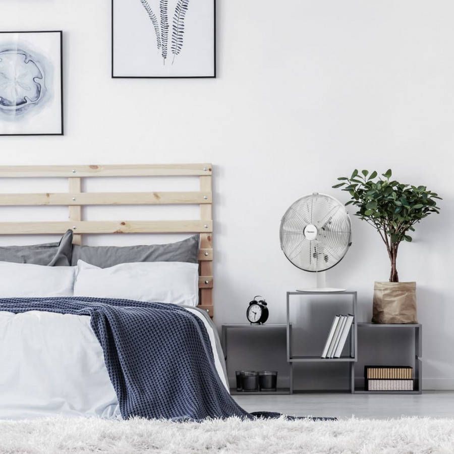 bestron Tafelventilator Summer Breeze met draaifunctie in retrostijl, hoogte 43 cm, ø 35 cm, 35 w, zwart