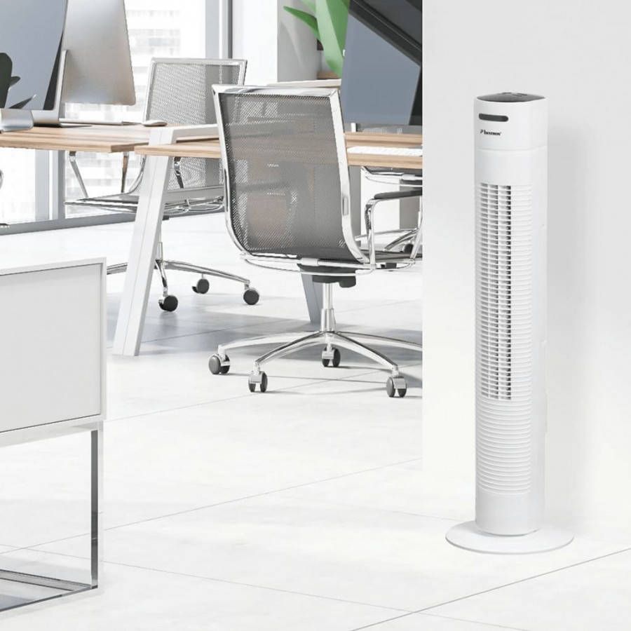 bestron Torenventilator AFT770WRC met draaifunctie, timer en afstandsbediening, hoogte 78 cm