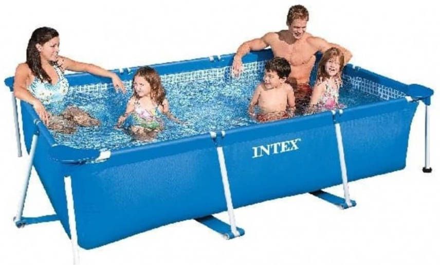 Intex Rechthoekig zwembad Metal Frame Rectangular BxLxH 150x220x60 cm