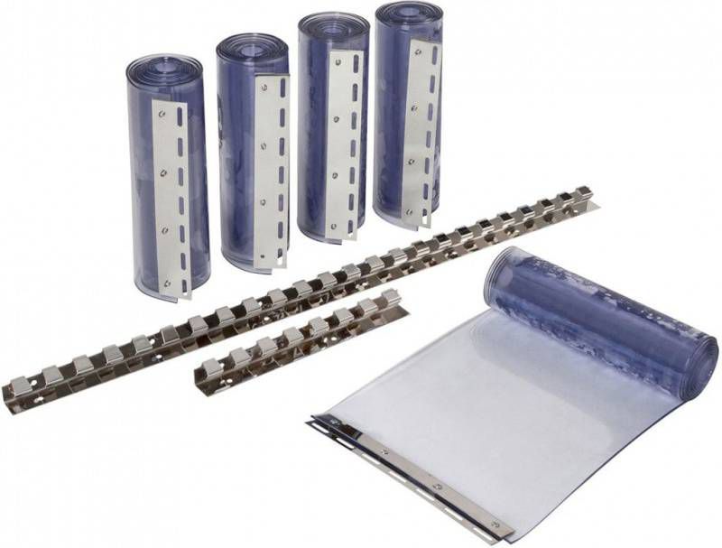 Kerbl Strokengordijnen set PVC 225x30 cm 291162