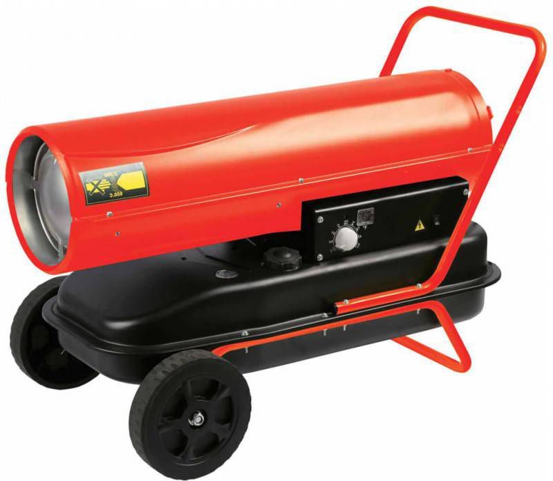 Perel Ruimteverwarming Diesel 30 kW rood FT130C