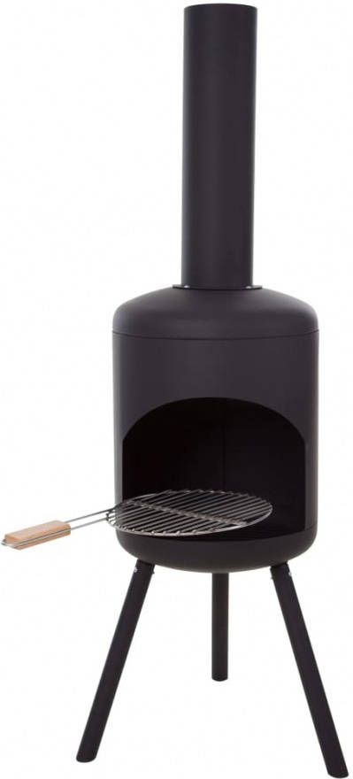 RedFire Tuinhaard met grillrooster Fuego groot zwart