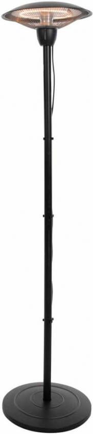 Sunred Staande terrasverwarmer Barcelona 1500 W halogeen zwart