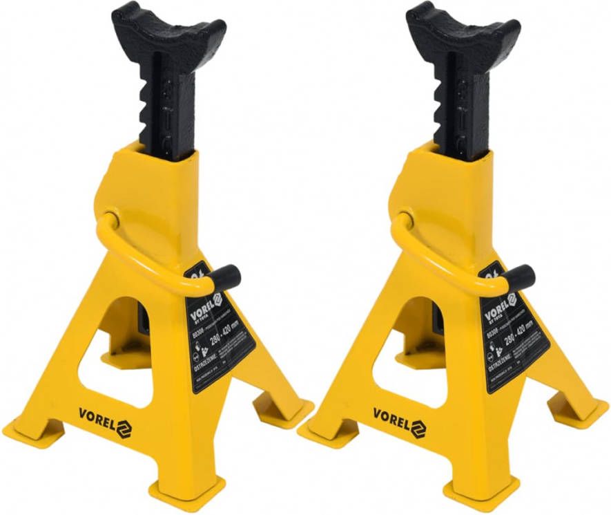 VOREL Assteunen 2 stuks 3 ton 80308