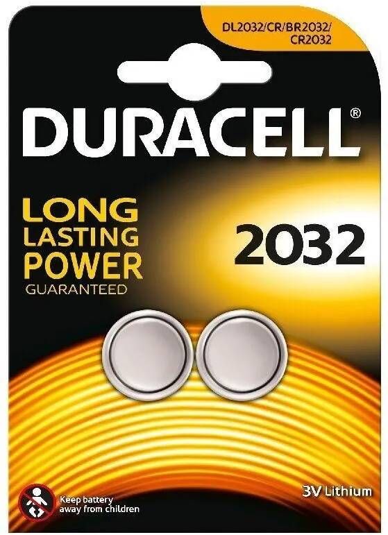 Duracell knoopcel Electronics DL/CR 2032, 3 volt, blister van 2 stuks