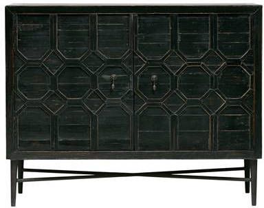 Be Pure Home Dressoir Bequest hout zwart 2 deurs