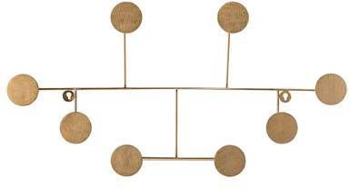 Bloomingville Kapstok Fia Brass 7.5 x 38 x 76