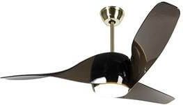 QAZQA LED Plafondventilator sirocco Goud/messing Modern D 127cm