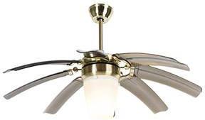 QAZQA Plafondventilator wings Goud/messing Modern D 106.5cm
