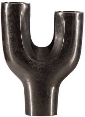 WOOOD Exclusive Kaarsenstandaard Don Y vorm metaal zwart