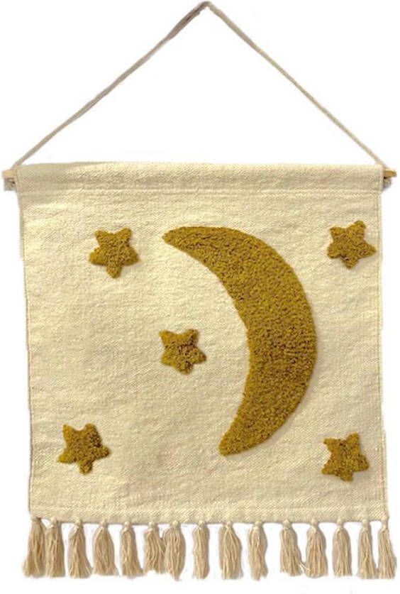 À la Á la Tufted Moon & Stars Wandkleed