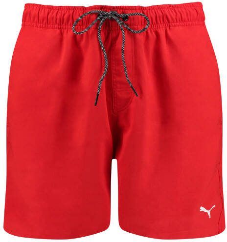 Puma Zwembroeken Medium Length Swim Shorts Rood