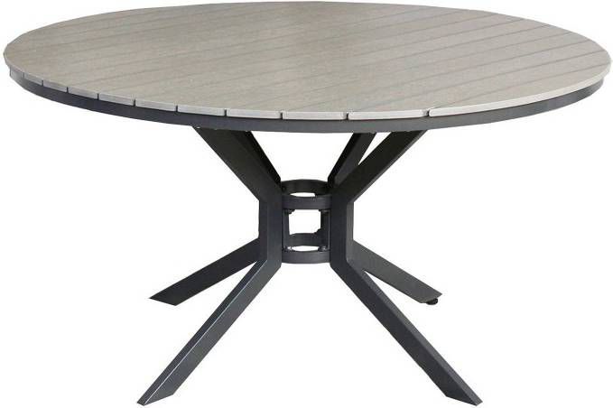 SenS-Line SenS Line Jersey Tuintafel Grey Ø140 Cm Grijs