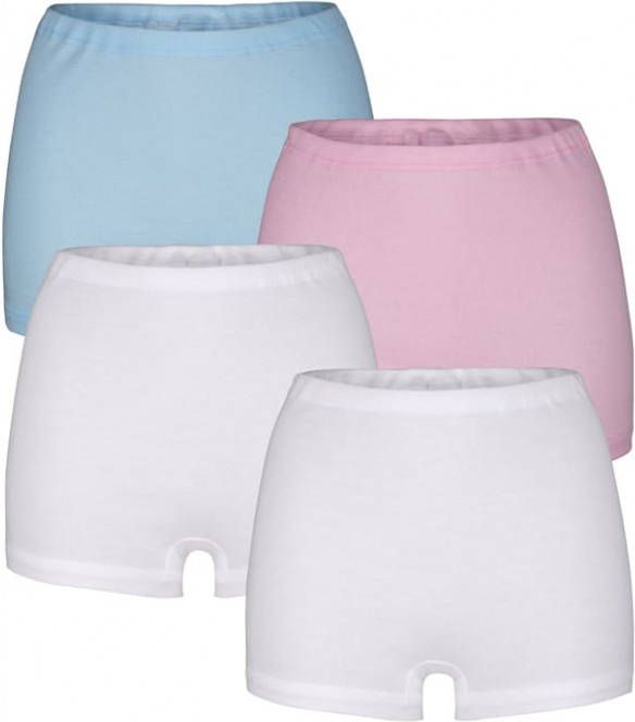 harmony Boxershort in frisse pastelkleuren Wit/Roze/Lichtblauw