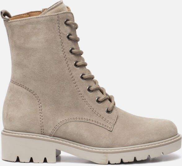 Gabor Comfort veterboots grijs Suede 178351