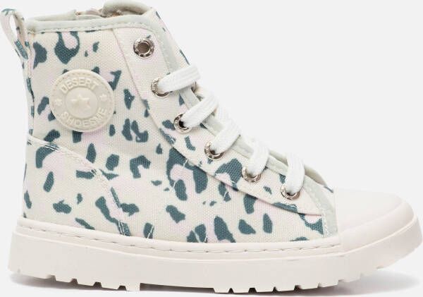 Shoesme SW22S004 D veterboots beige/blauw